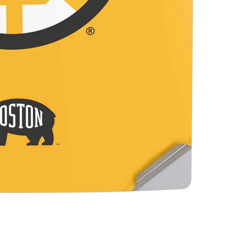 NHL Boston Bruins Solid Background PS5 Digital Edition Console Skin